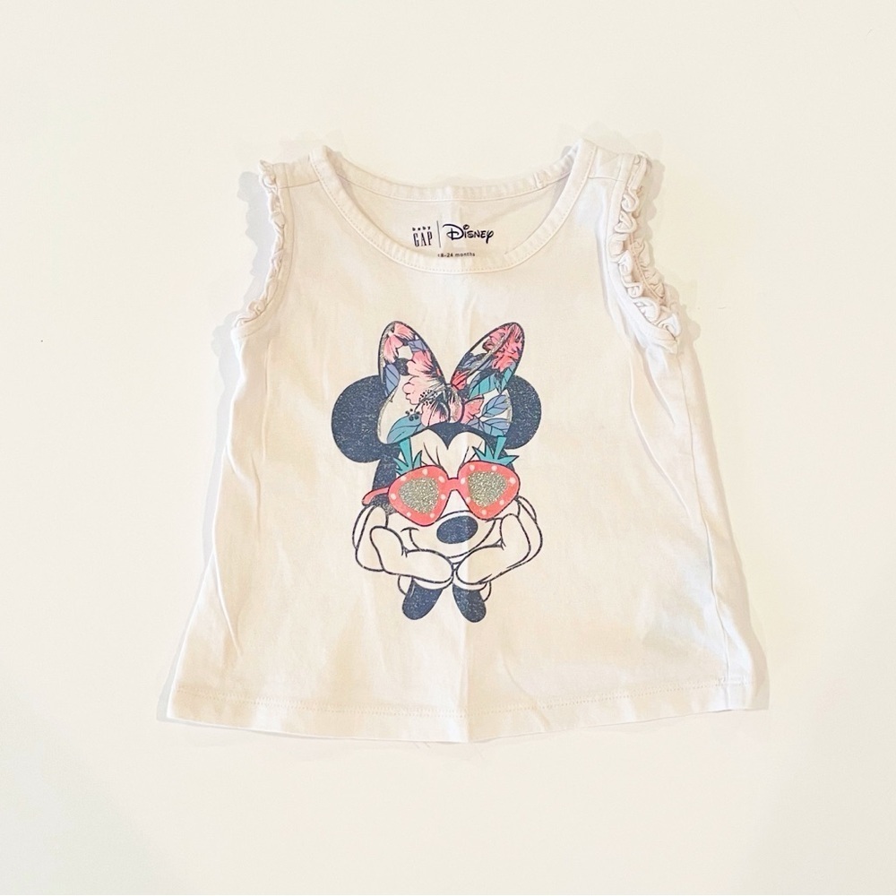 Gap 18-24M Minnie Mouse sleeveless top